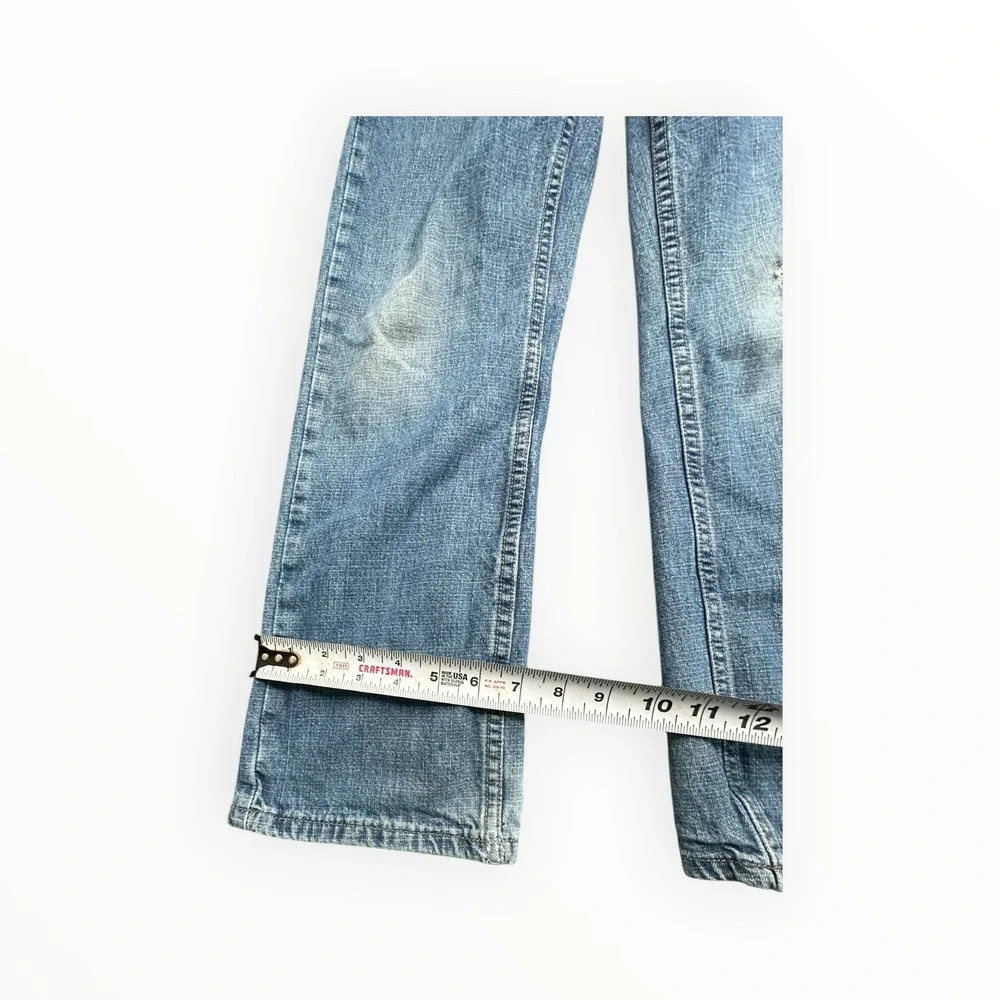 Urban Pipeline Jeans Boy 12 Blue Medium Wash Straight Leg Distressed Denim Pants